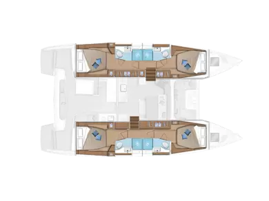 Noleggio Catamarano a Álimos – Lagoon Lagoon 46