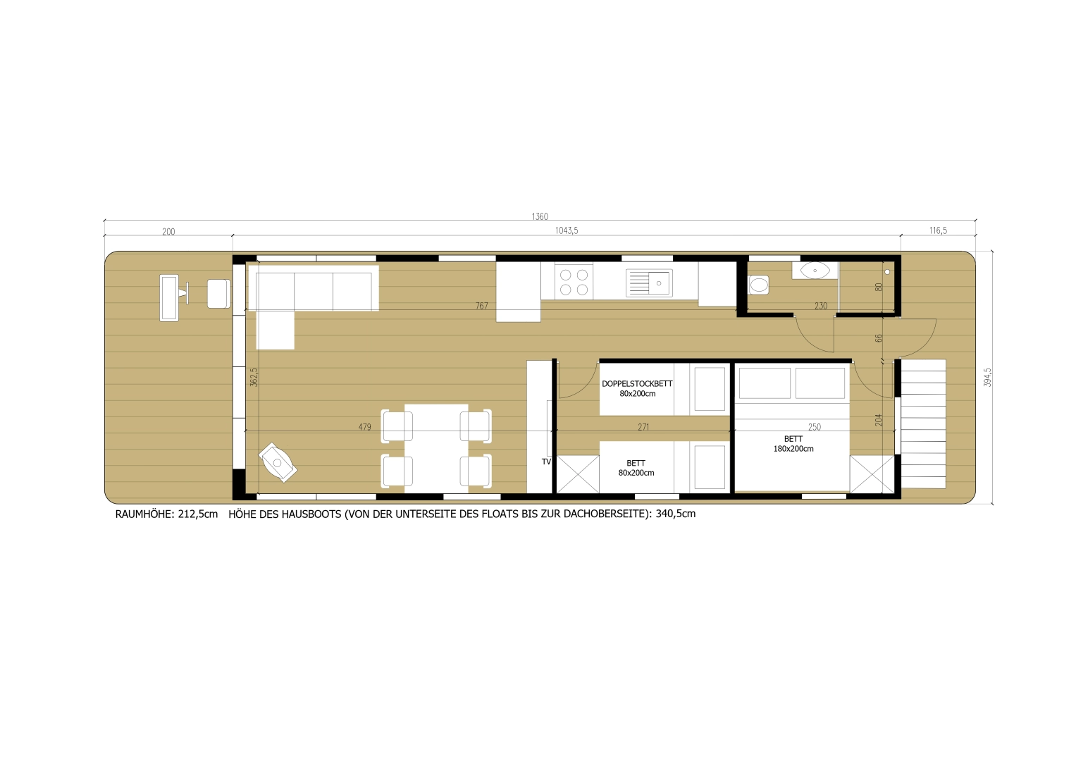 Noleggio Houseboat WOMA con patente nautica