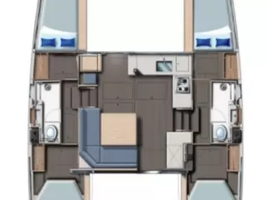 Noleggiare una Leopard Catamarans / Robertson & Caine Leopard 40 a Furnari