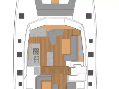 Noleggio a Le Marin – Fountaine Pajot Aura 51 su SamBoat