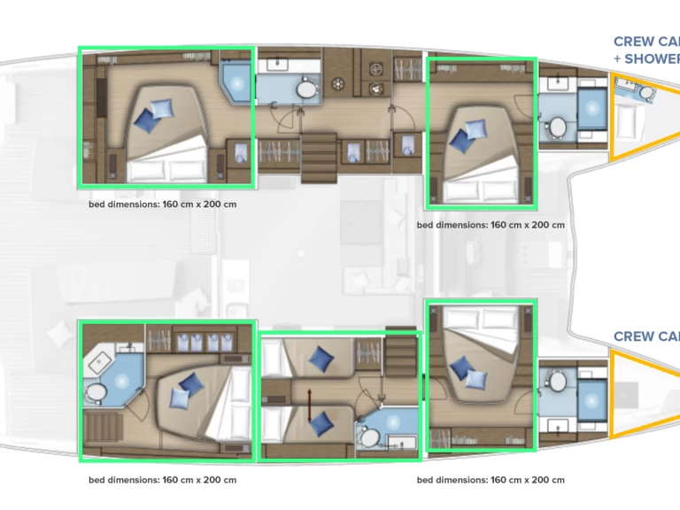 Noleggio a Castelli – Lagoon Lagoon 55 su SamBoat