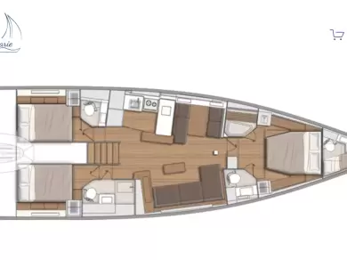 Noleggio Barca a vela con o senza skipper Bénéteau a Portisco