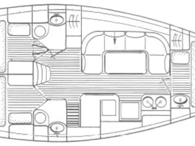 Jeanneau Sun Charm 39 da affittare a  Antibes