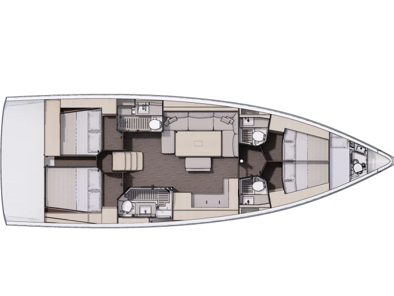 Noleggio barche Scardona economico Dufour 470