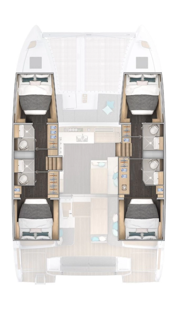 Noleggio barche Lagoon Lagoon 43 a Palma de Maiorca su Samboat