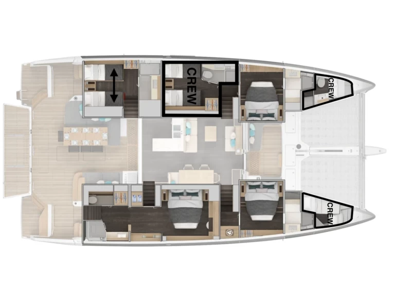 Noleggiare una Lagoon Lagoon 60 a Cugnana Verde