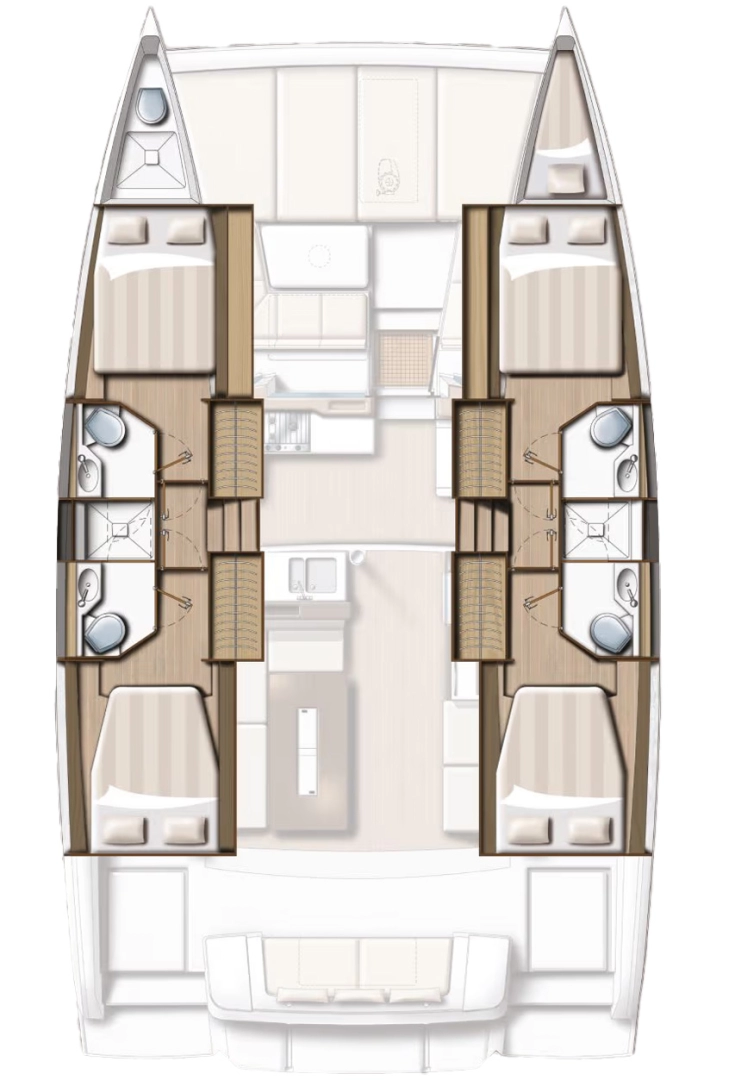 Noleggio Catamarano Bali con patente nautica