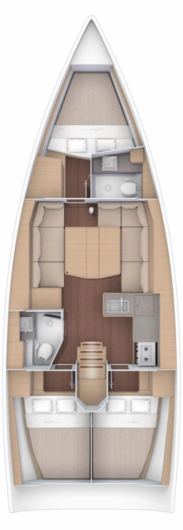 Noleggio barche Dufour Dufour 390 a Trogir su Samboat