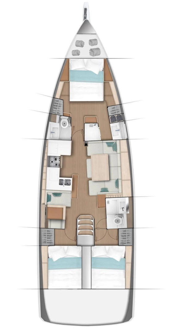 Noleggio a Göcek – Jeanneau Sun Odyssey 490 su SamBoat