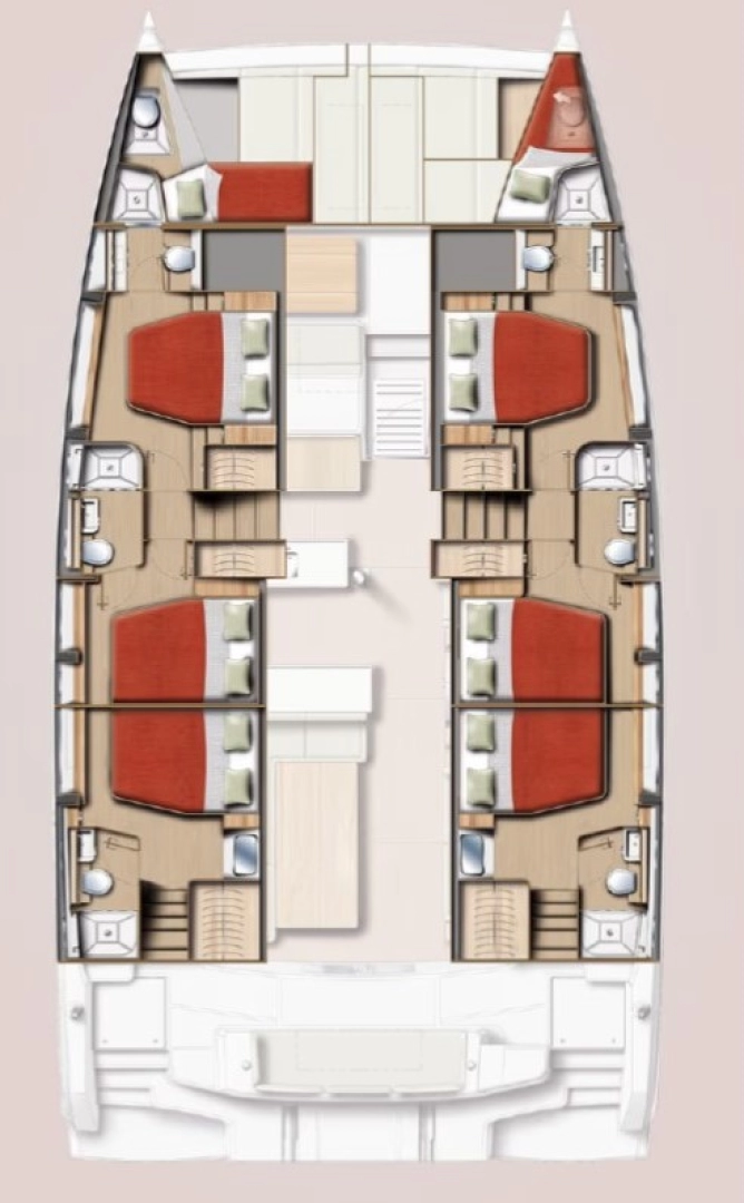 Noleggio Catamarano a Marsh Harbour – Bali Bali 5.2 - 6 + 2 cab.