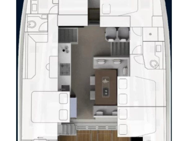 Noleggiare una Aventura Aventura 50 - 4 + 1 cab. a Álimos