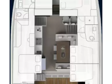 Noleggiare una Aventura Aventura 50 - 4 + 1 cab. a Álimos