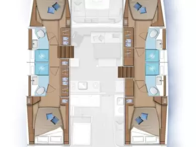 Noleggio a Göcek – Lagoon Lagoon 46 su SamBoat