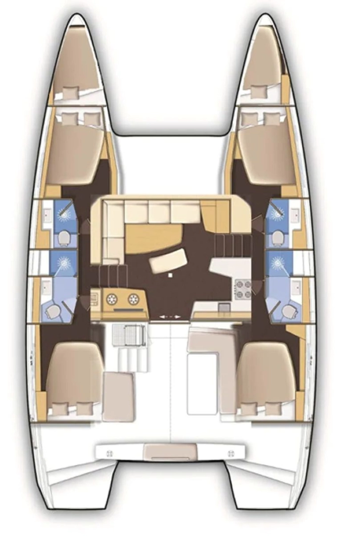 Noleggiare una Lagoon Lagoon 42 a Trogir