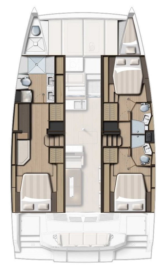 Noleggio Catamarano a Rogosnizza – Bali Bali 4.4