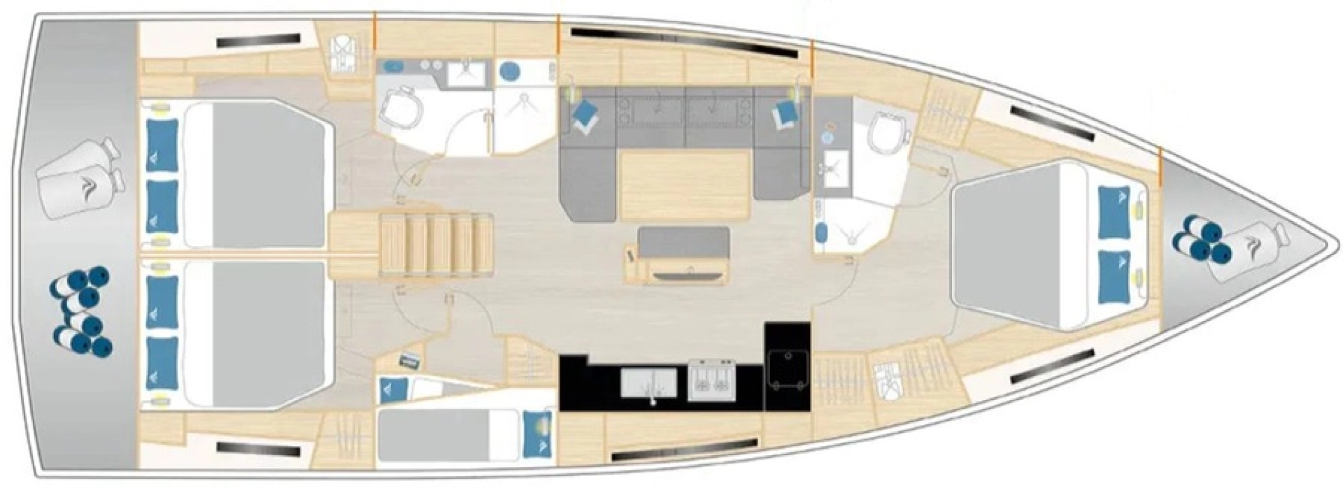 Hanse Hanse 460 da affittare a  Pomer