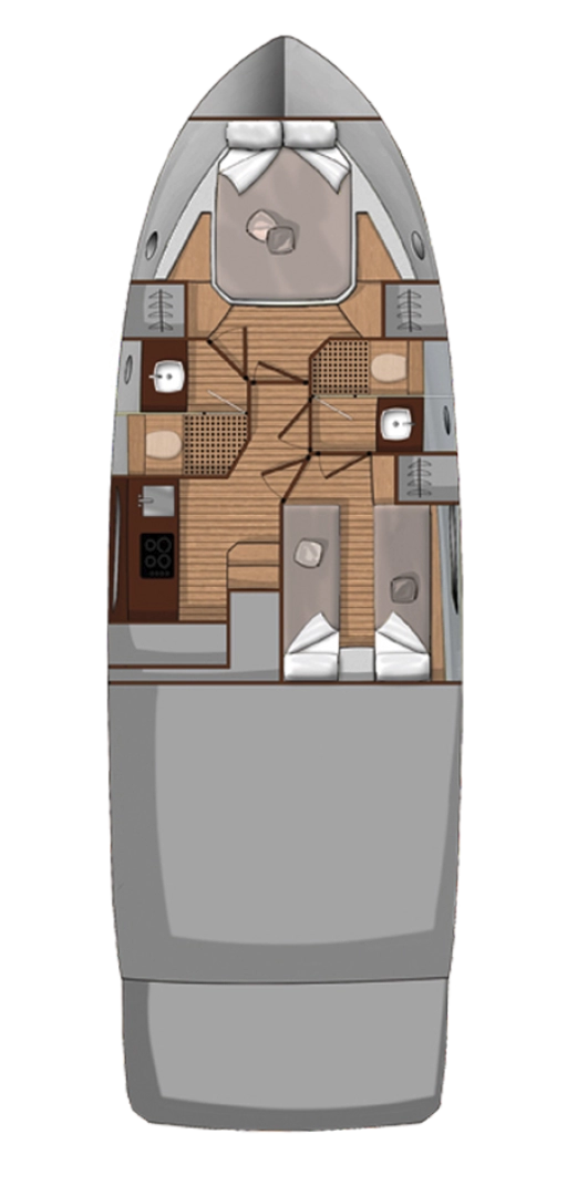 Noleggiare una Sessa Marine Sessa Fly 42 - 2 cab. a Sukošan