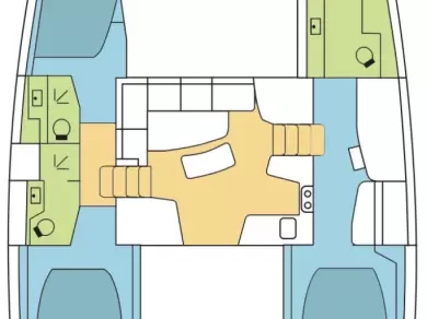 Noleggio barche Lagoon Lagoon 42 a Parham Town su Samboat