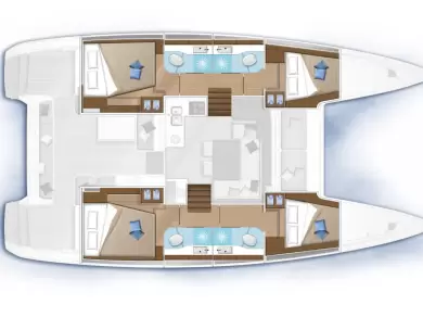 Noleggio barche Lagoon Lagoon 40 a Castelli su Samboat