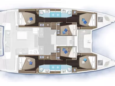 Noleggio Catamarano con o senza skipper Lagoon a Castelli