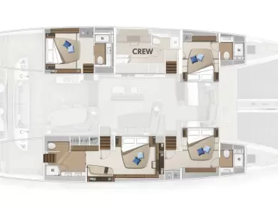 Noleggio barche Castelli economico Lagoon Sixty 5