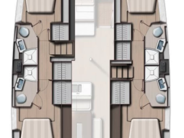 Noleggio Catamarano a Mykonos (Isola) – Bali Bali 4.4