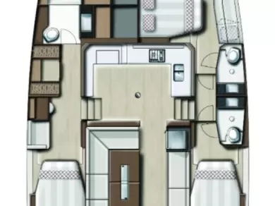 Noleggio a Nydri – Bali Bali Catspace Voile su SamBoat