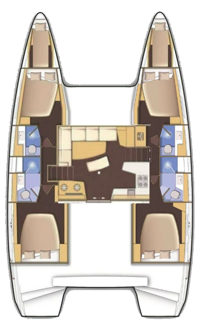 Noleggio barche Lagoon Lagoon 42 a Néa Péramos su Samboat