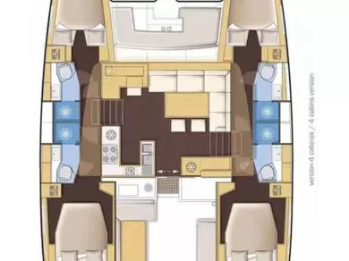 Lagoon Lagoon 46 da affittare a  Nydri