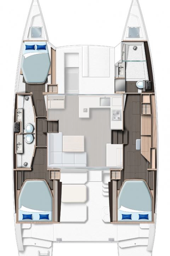Leopard Catamarans / Robertson & Caine Leopard 42 - 3 cab. da affittare a  Marsh Harbour