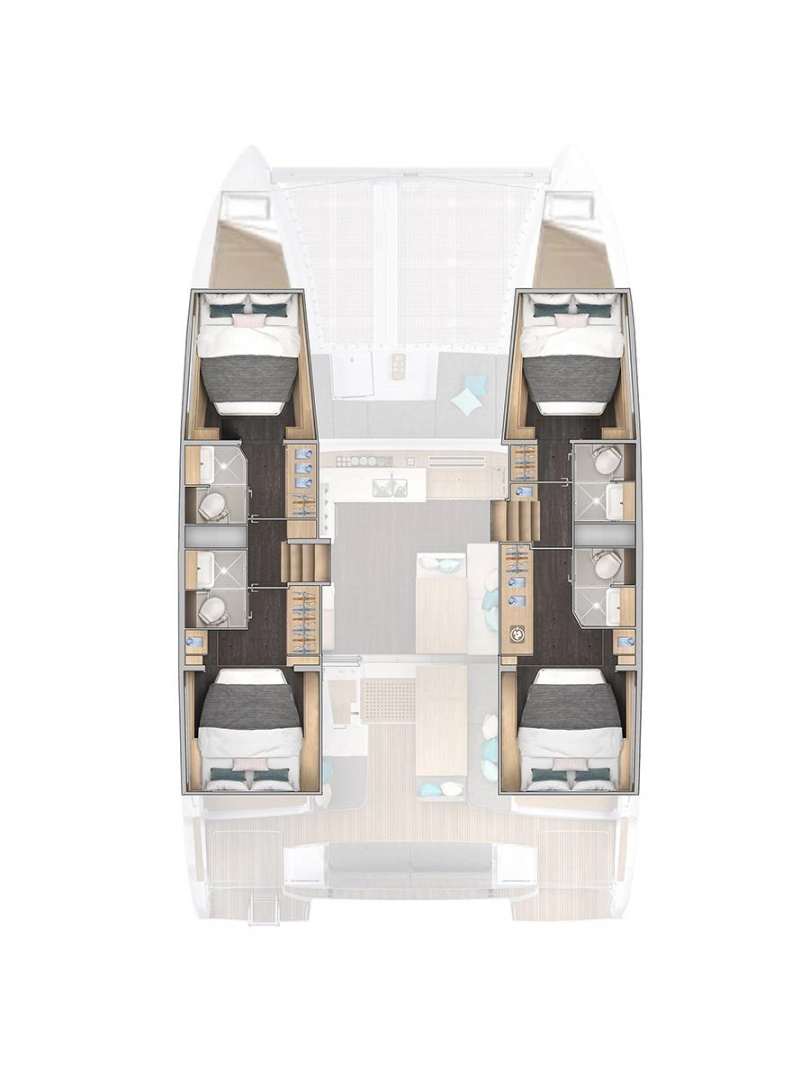 Noleggiare una Lagoon Lagoon 43 a Rogosnizza