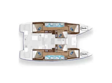 Noleggio Catamarano Lagoon con patente nautica