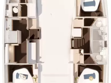 Fountaine Pajot Fountaine Pajot FP 44 Maestro - 3 cab. da affittare a  Saint-Raphaël