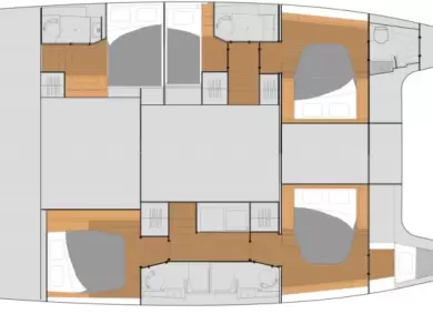 Noleggio Catamarano Fountaine Pajot con patente nautica