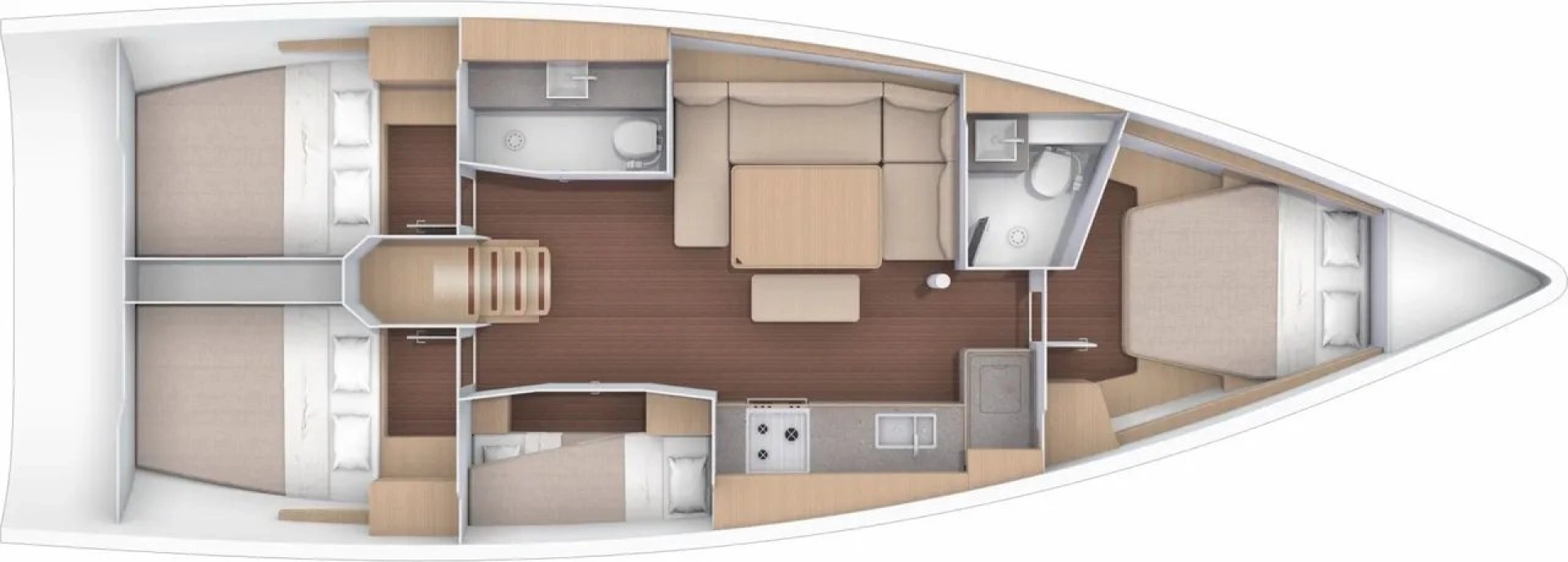 Noleggio Barca a vela con o senza skipper Dufour a Procida