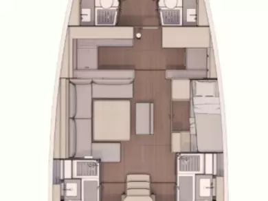 Noleggio barche Cagliari economico Dufour 530