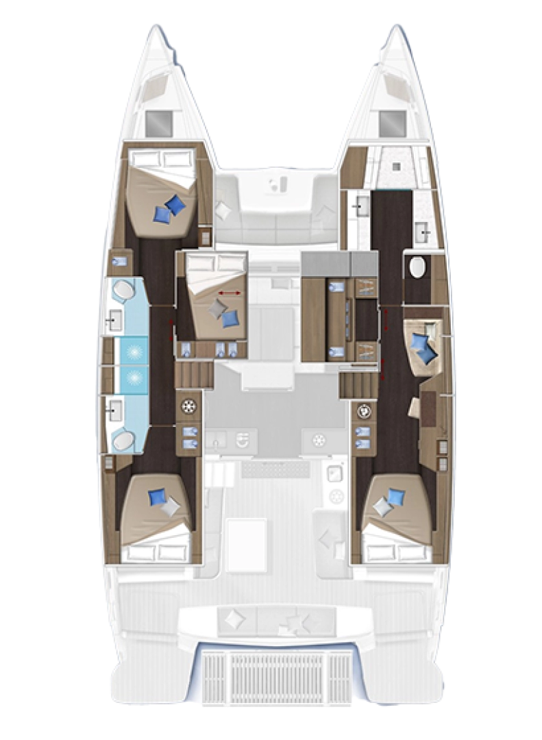 Noleggio Catamarano con o senza skipper Lagoon a Pola