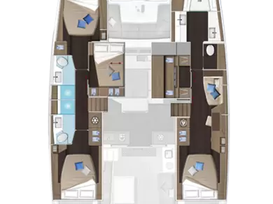 Noleggio Catamarano con o senza skipper Lagoon a Pola