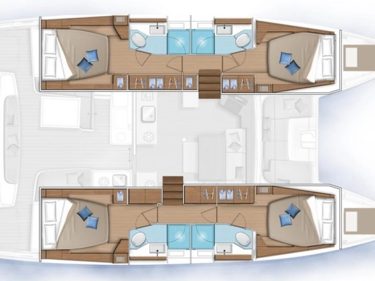 Noleggio Catamarano a Rogosnizza – Lagoon Lagoon 46