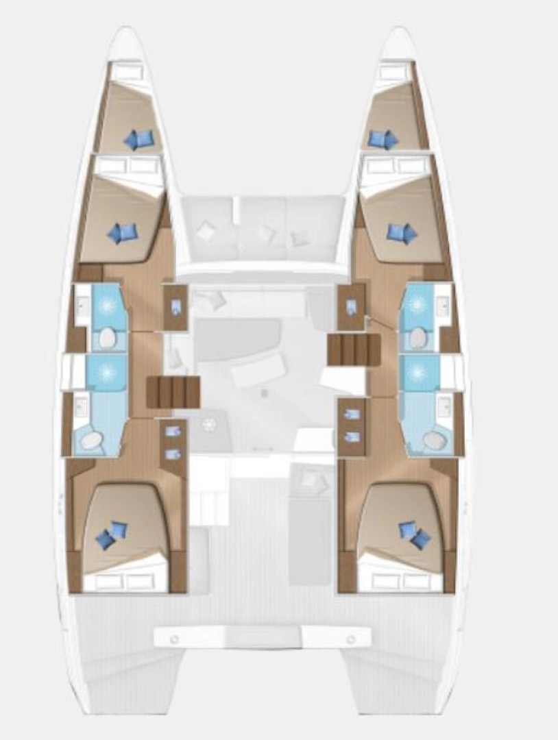 Noleggio Catamarano Lagoon con patente nautica