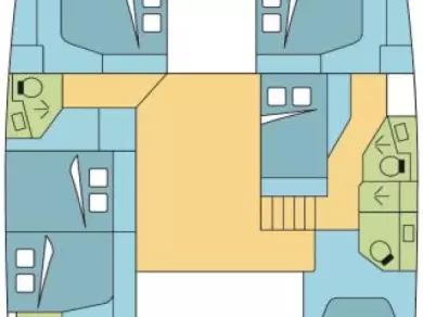 Noleggio barche Seget Donji economico Saba 50