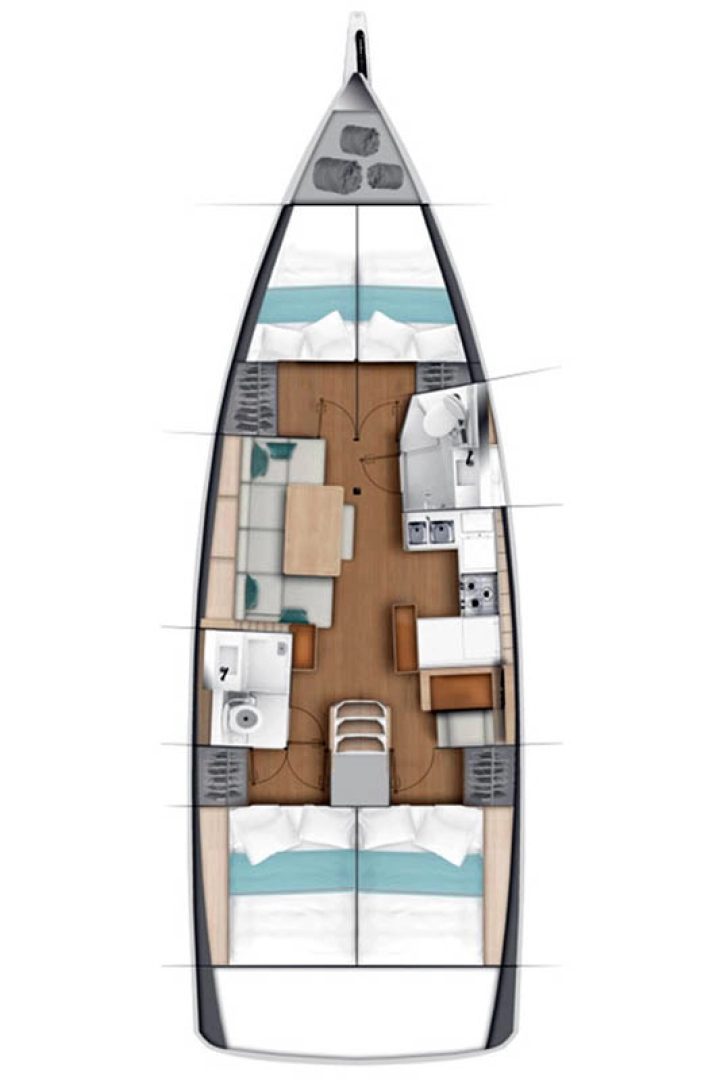 Noleggio Barca a vela a Palma de Maiorca – Jeanneau Sun Odyssey 440