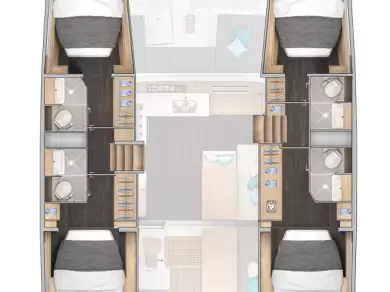 Lagoon Lagoon 43 da affittare a  Lávrio