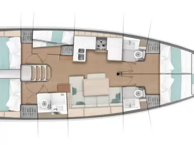 Noleggio barche Jeanneau Sun Odyssey 490 a Gouviá su Samboat