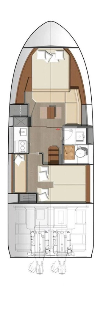 Noleggio barche Spalato economico Leader 36