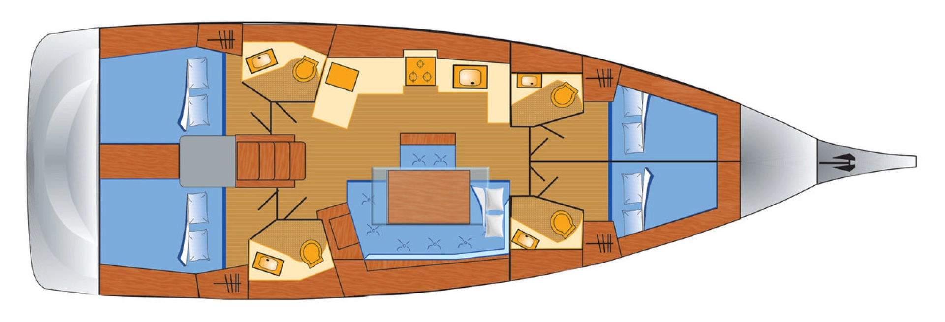 Noleggiare una Bénéteau Oceanis 46.1 a Rogosnizza