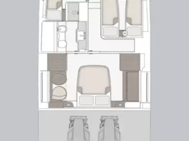 Noleggio Yacht di lusso a Podstrana – Azimut Azimut Magellano 66