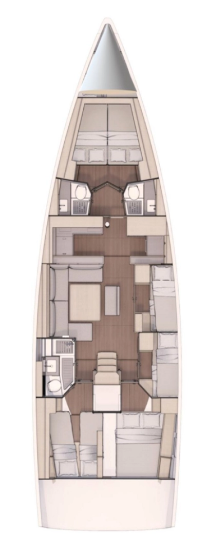 Noleggio barche Dufour Dufour 530 a Trogir su Samboat