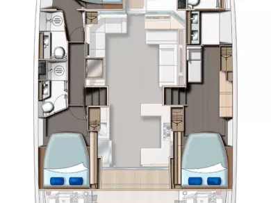 Noleggiare una Leopard Catamarans / Robertson & Caine Leopard 53 - OW a Rogosnizza