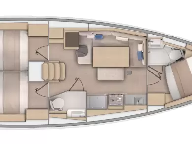 Noleggio a Spalato – Bénéteau Oceanis 37.1 su SamBoat